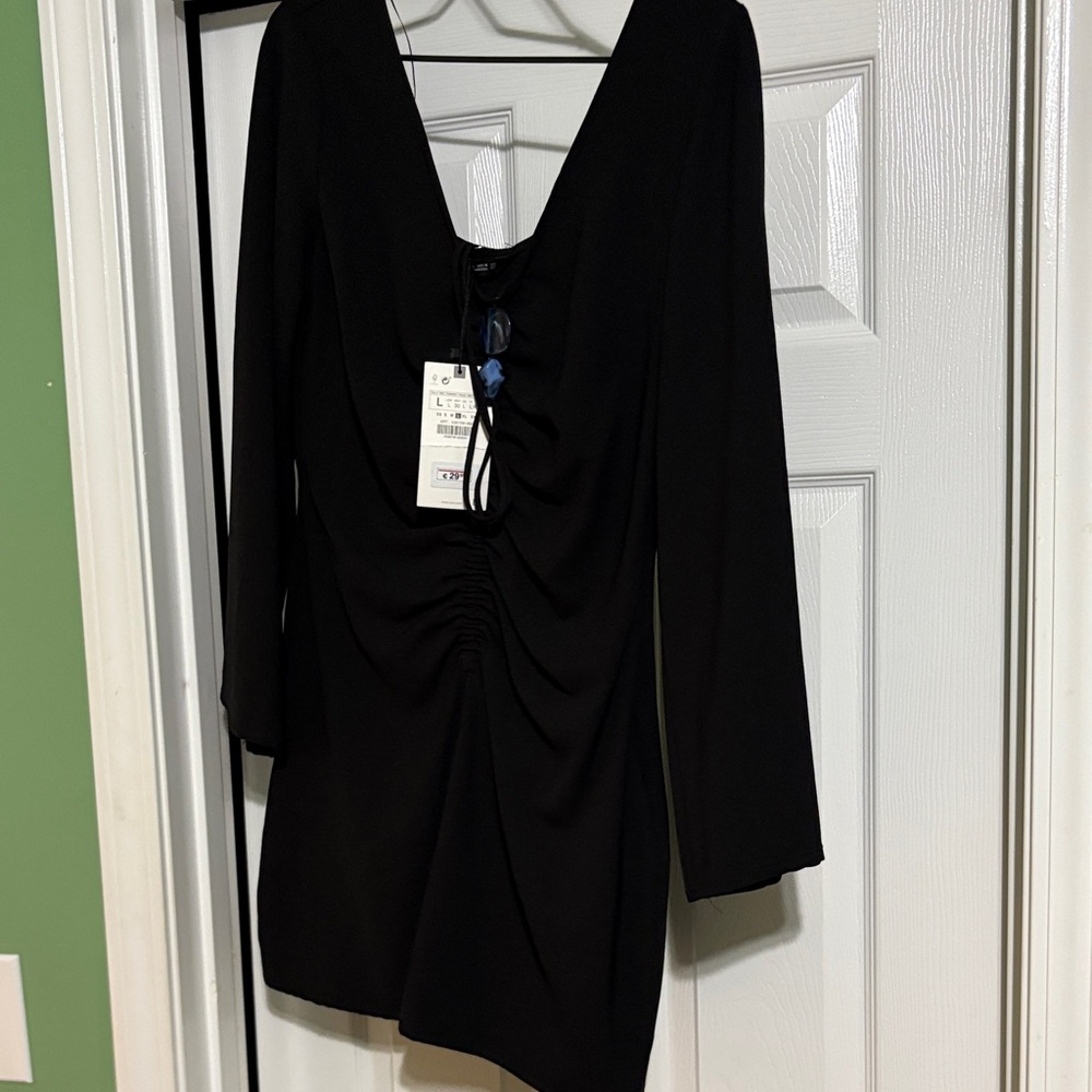 Zara dress with stone detail around neck